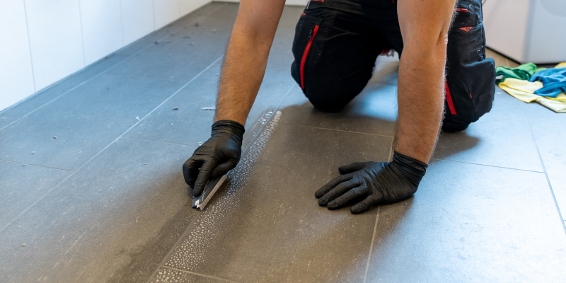 A Professional Grout Cleaning Job in Orlando FL Gave This Kitchen Floor an  Improved New Look